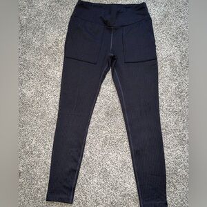 Mondetta black and grey fleece lined pants